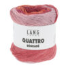 Pelote Lang Yarns Quattro Dégradé rose – coton mercerisé pour tricot et crochet
