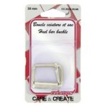 Boucle ceinture et sac 30 mm en métal argent – Care & Create – Lou Passion