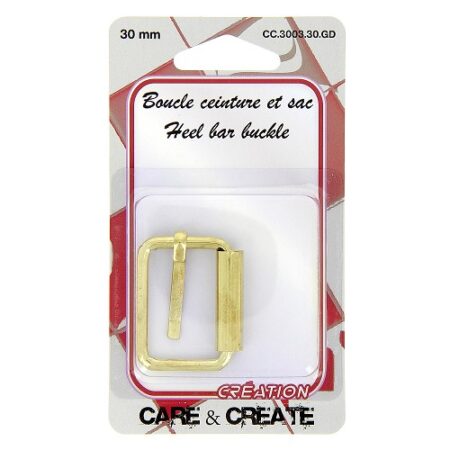 Boucle ceinture et sac 30 mm en métal doré – Care & Create – Lou Passion