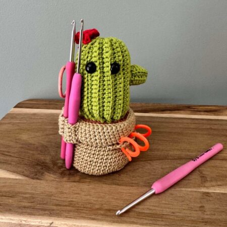 Cactus range-crochets au crochet – kit Lou Passion x LesPtitesBouill