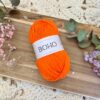 Pelote de coton Boho orange - Fil naturel pour crochet et tricot