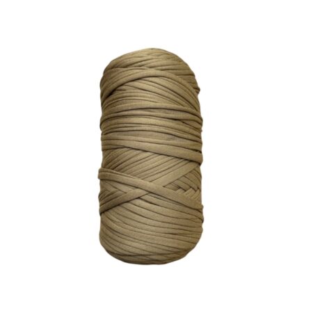 Pelote de Trapilho Satin Stretch beige – Fil souple, brillant et épais pour crochet et tricot