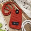 Pochette de téléphone au crochet en maille serrée – modèle débutant Lou Passion
