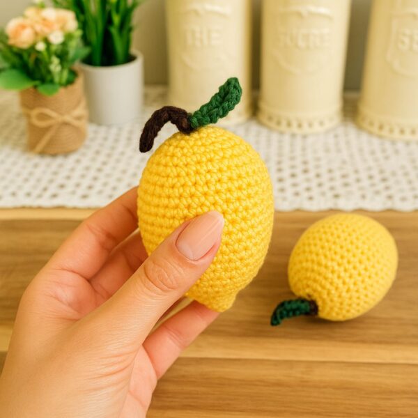 Citron en crochet - Kit CAL Fruits Lou Passion - tutoriel vidéo