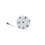 Mètre ruban rond à motif bourdons, rétractable, 150 cm / 60 pouces, accessoire de mesure pour crochet, couture ou tricot.