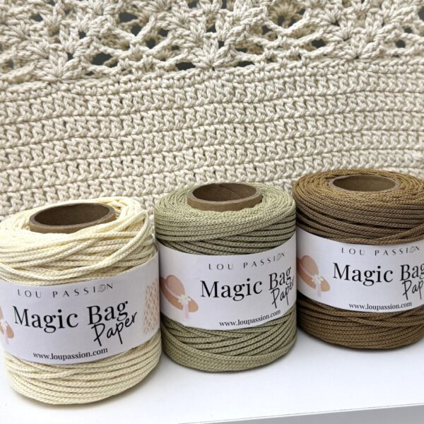 Pelotes de fil Magic Bag Paper Lou Passion - plusieurs coloris disponibles