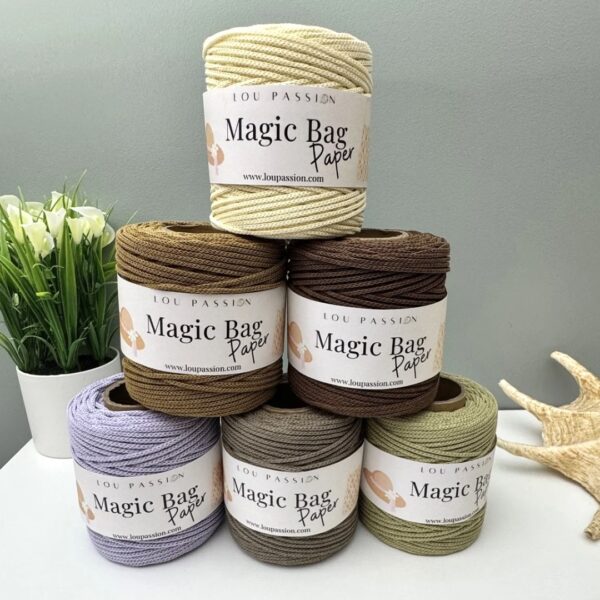 Pelotes de fil Magic Bag Paper Lou Passion - plusieurs coloris disponibles
