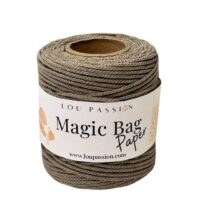 Pelote de fil Magic Bag Paper Lou Passion - coloris taupe