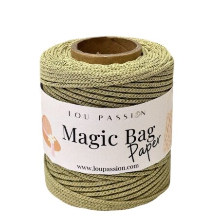 Pelote de fil Magic Bag Paper Lou Passion - coloris verveine
