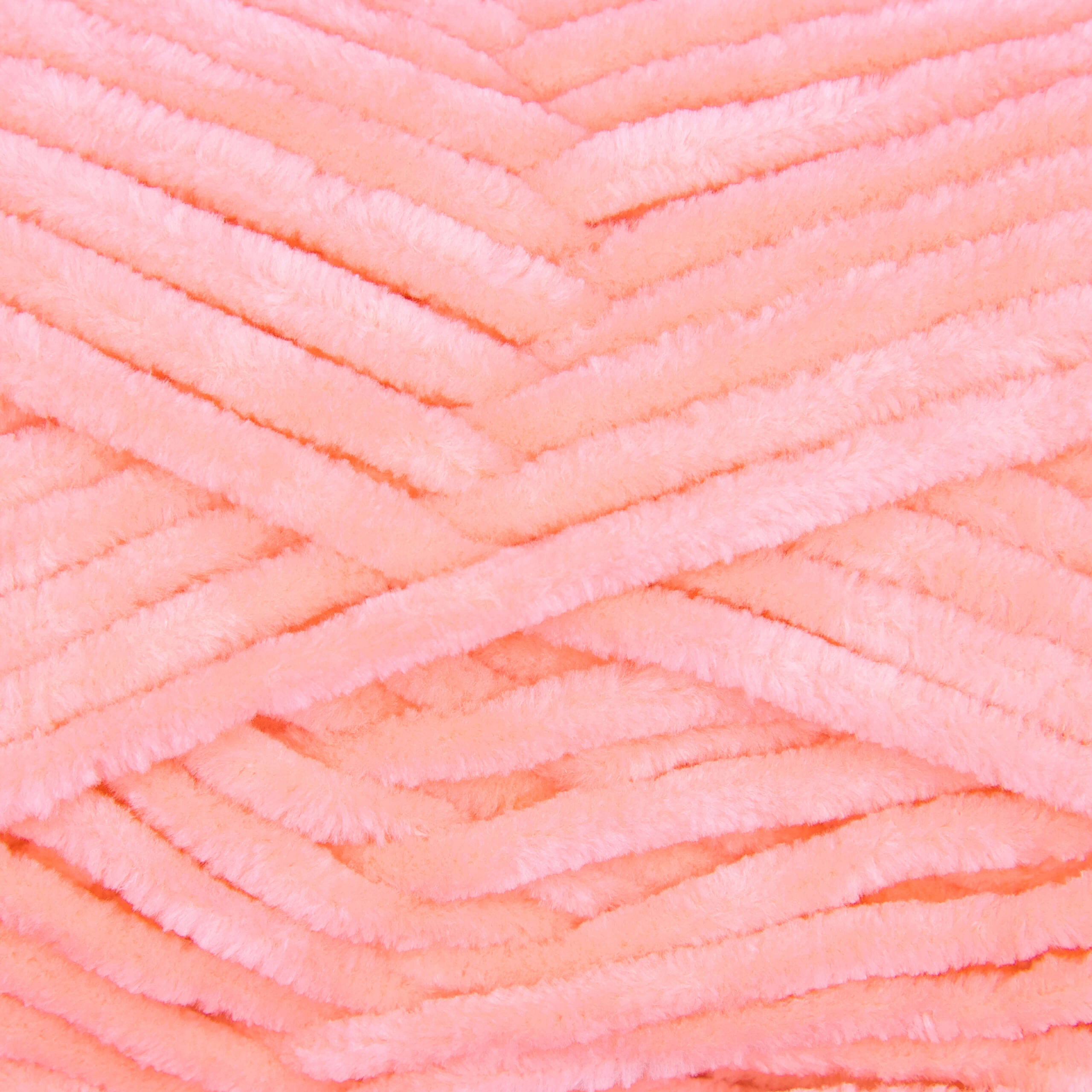 Fil chenille Funny Uni Grundl - pelote douce Oeko-Tex pour crochet et tricot