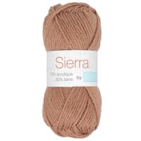 Pelote de laine Sierra by Trimits Terre Poudrée 3358 – 50 g, 90 m, pour tricot et crochet