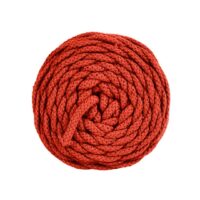 Pelote Cotton Air Casasol 5 mm couleur terracotta, fil recyclé épais idéal pour le crochet, le tricot et les créations DIY Lou Passion