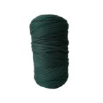 Trapilho Satin Stretch Vert bouteille – fil satiné souple et brillant pour crochet et tricot – Lou Passion