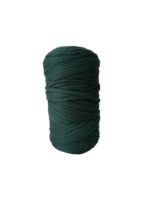 Trapilho Satin Stretch Vert bouteille – fil satiné souple et brillant pour crochet et tricot – Lou Passion