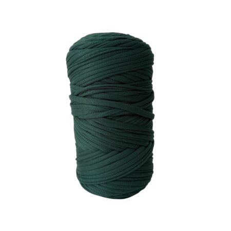 Trapilho Satin Stretch Vert bouteille โ fil satinรฉ souple et brillant pour crochet et tricot โ Lou Passion