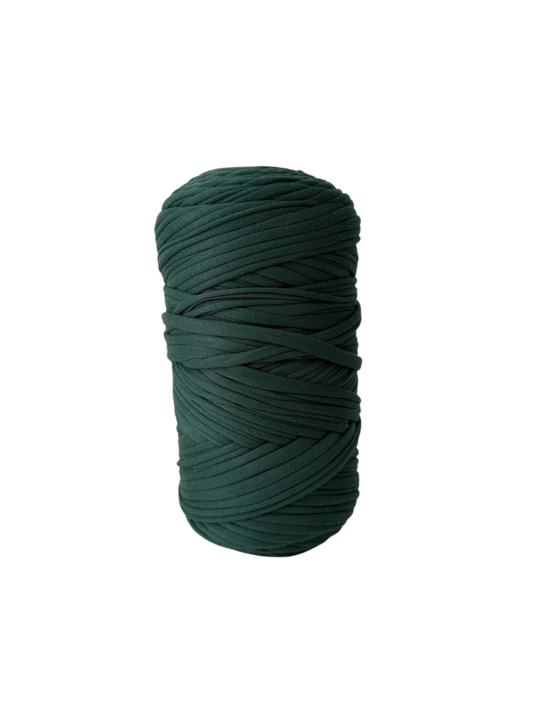 Trapilho Satin Stretch Vert bouteille – fil satiné souple et brillant pour crochet et tricot – Lou Passion