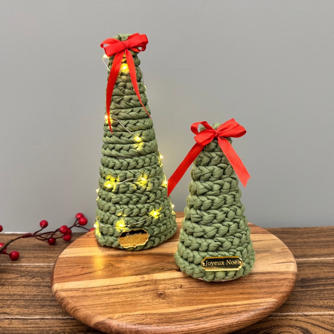 Modèle Sapin Express Facile – Tuto crochet rapide spécial Noël - Matériel à la carte ( Tuto vidéo )