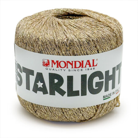 Pelote Starlight Lane Mondial couleur or brillante