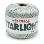 Pelote Starlight Lane Mondial couleur argent brillante