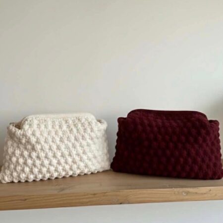 Kit Crochet – Pochette Nuage – PDF offert jusqu'au 30-01-2026