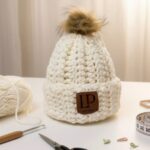 Kit bonnet au crochet rapide et facile avec pompon – Lou Passion