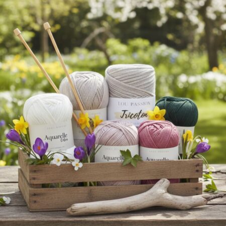 Pelotes de laine pour CAL mystère crochet de mars – projet créatif au crochet