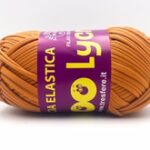 Ruban élastique lycra WAOO terracotta pelote 300g 110m pour sac crochet