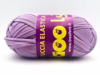 Ruban élastique Lycra WAOO lilas poudré pelote 300g 110m pour sac au crochet