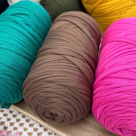 Trapilho satin stretch 400g 110m pelotes couleurs pour sac et accessoires crochet