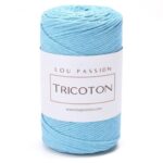 fil tricoton bleu riviera lou passion crochet sac