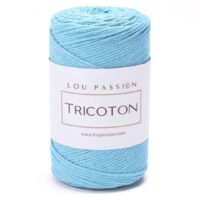 fil tricoton bleu riviera lou passion crochet sac
