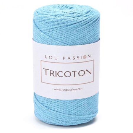 fil tricoton bleu riviera lou passion crochet sac