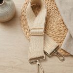 bandouliere sac crochet raphia reglable