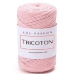 Tricoton macramé saumon référence 146 fil pour sacs au crochet Lou Passion