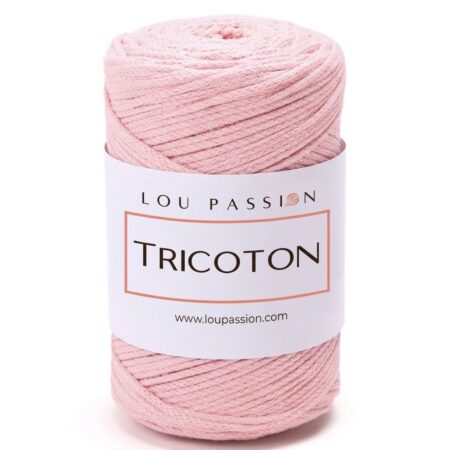 Tricoton macramé saumon référence 146 fil pour sacs au crochet Lou Passion