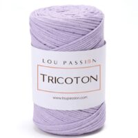 Tricoton macramé parme référence 141 fil pour sacs au crochet Lou Passion