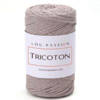 Tricoton macramé brun référence 116 fil pour sacs au crochet Lou Passion