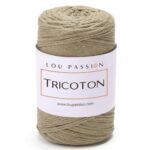 Tricoton macramé olive référence 133 fil pour sacs au crochet Lou Passion