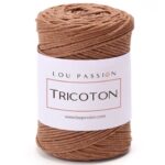 Tricoton macramé camel référence 118 fil pour sacs au crochet Lou Passion