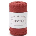 Tricoton macramé brique référence 149 fil pour sacs au crochet Lou Passion