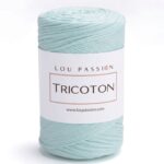 Tricoton macramé vert d’eau référence 126 fil pour sacs au crochet Lou Passion