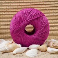 fil bikini crochet Himalaya fuchsia 100% micro polyamide Lou Passion pelote 50g