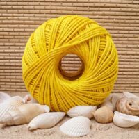 fil bikini crochet Himalaya jaune 100% micro polyamide Lou Passion pelote 50g
