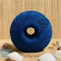 fil bikini crochet Himalaya bleu marine 100% micro polyamide Lou Passion pelote 50g
