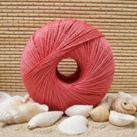 fil bikini crochet Himalaya corail 100% micro polyamide Lou Passion pelote 50g