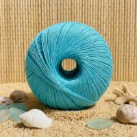 fil bikini crochet Himalaya turquoise 100% micro polyamide Lou Passion pelote 50g