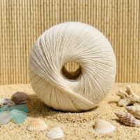 fil bikini crochet Himalaya écru 100% micro polyamide Lou Passion pelote 50g