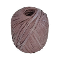 Raphia marron glacé fil papier crochet sac été