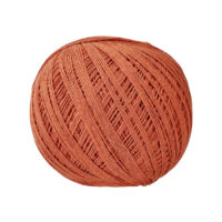 fil coton recyclé terracotta crochet ECO ECO pelote 1000m