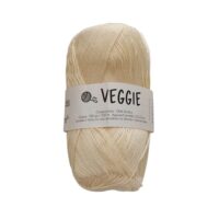 Fil VEGGIE Casasol couleur écrue, pelote douce pour crochet 3 mm